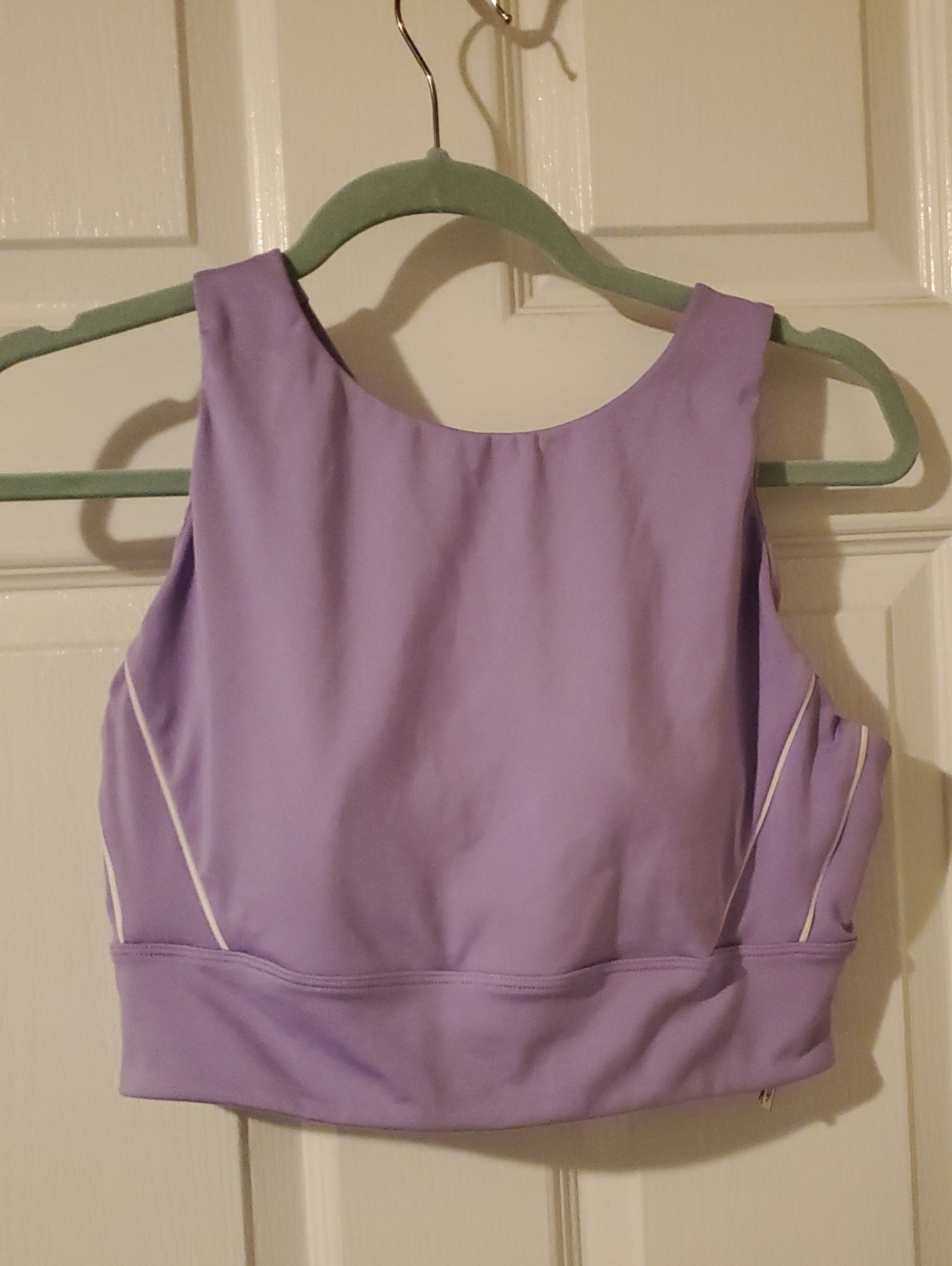 Victoria's Secret Lavender High-Neck Sport Crop Top